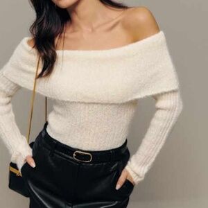 Reformation Oberon Sweater White - Size S